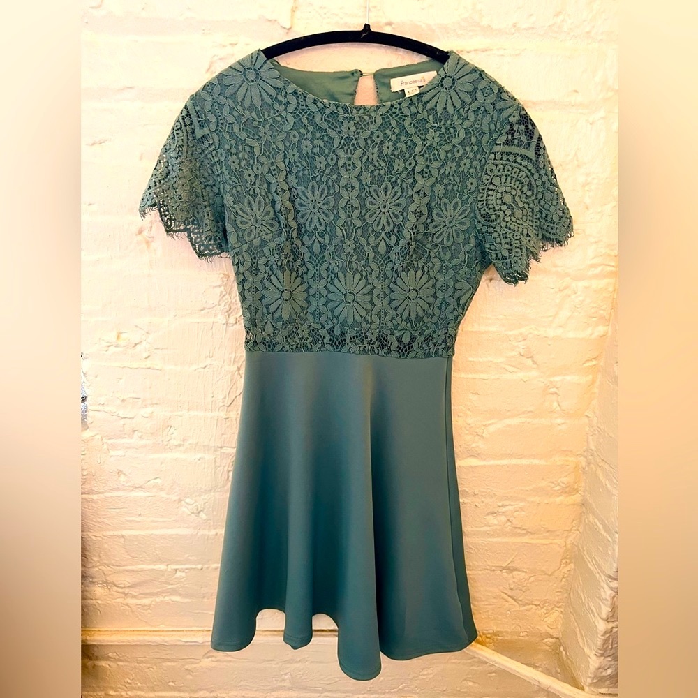 Lace top Skater dress